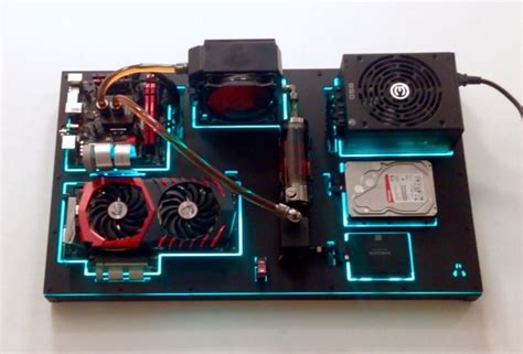 Wall-mounted PC Build with modular custom case -FireFly- | TechPowerUp ...