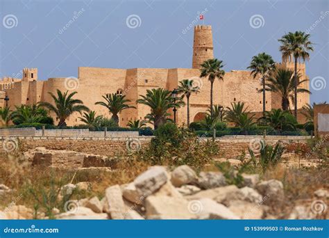 The Ribat of Monastir in Tunisia. Stock Image - Image of structure, fortresses: 153999503