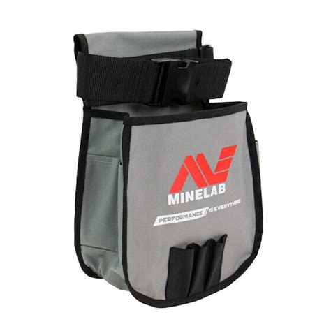 Minelab Metal Detecting Finds Pouch - Black & Gray - 9999-0076