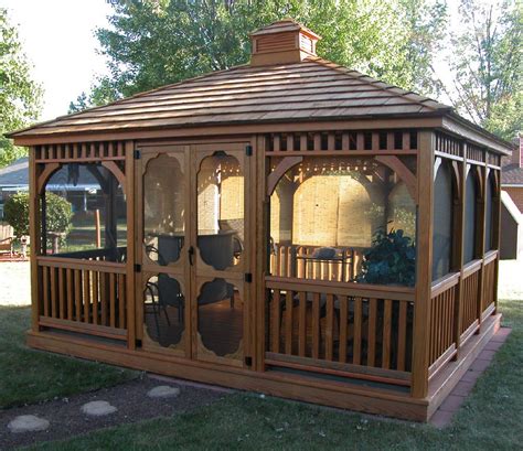 Gazebo Kits With Screens | Pergola Design Ideas