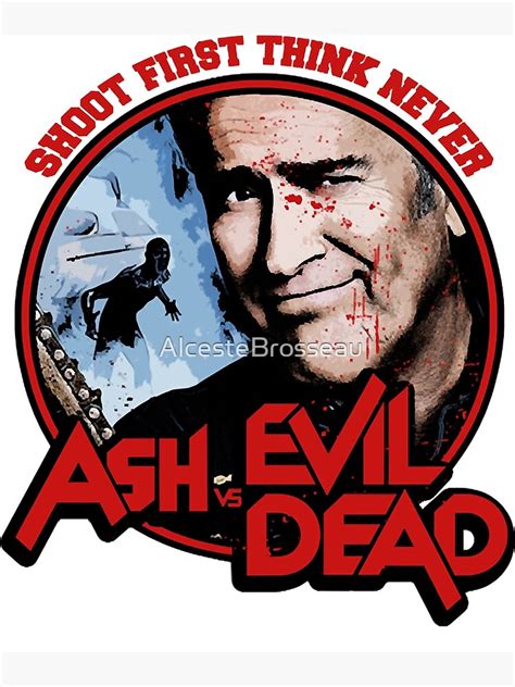 "Ash Vs Evil Dead necronomicon" Poster for Sale by AlcesteBrosseau ...