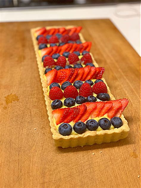 [Homemade] Custard tart with berries : r/food