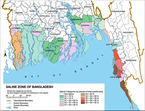 Soil salinity map of Bangladesh (SRDI, 2009) | Download Scientific Diagram