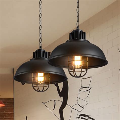 vintage pendant lights industrial lighting Bar Kitchen American lampara ...