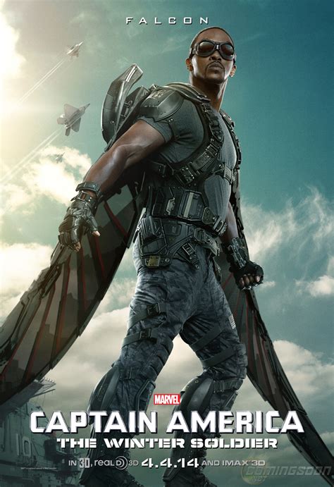 Falcon Character Poster for CAPTAIN AMERICA: THE WINTER SOLDIER — GeekTyrant