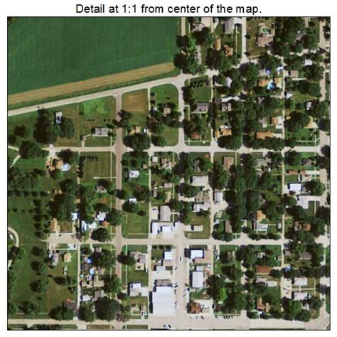 Aerial Photography Map of Danbury, IA Iowa