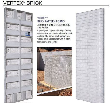 Brick Pattern Concrete Forms | Western Forms, Inc. | Original Aluminum Form