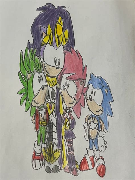 Today I draw sonic underground characters by alextoledooffcial on ...