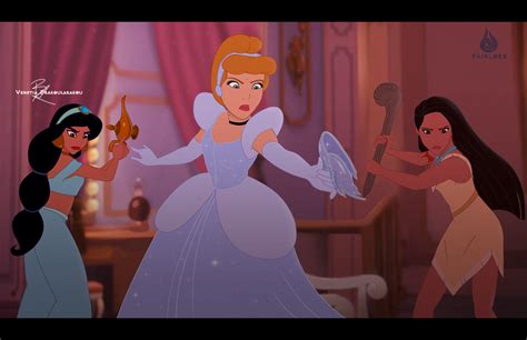 Cinderella, melati, jasmine & Pocahontas in Ralph Breaks the Internet (2D Animation) - Disney ...