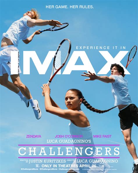 Challengers IMAX poster op MoviePulp