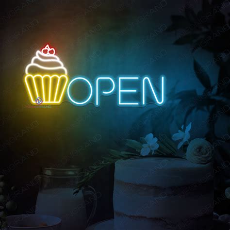 Neon Cupcake Open Sign Business Led Light - NeonGrand