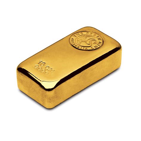 10oz Gold Cast Bar | The Perth Mint