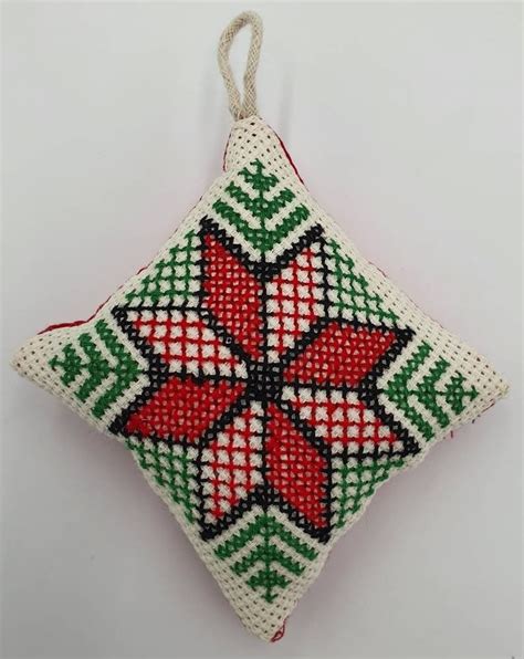 Embroidered Bethlehem Star Pin Cushion - Hadeel - Fair Trade ...