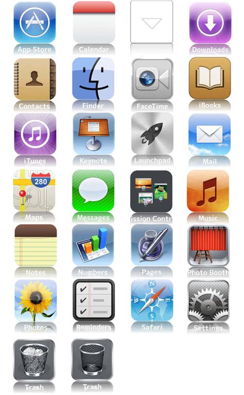 iOS 6 l RocketDock Icons Skins