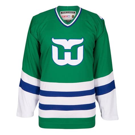 Men's Hartford Whalers CCM Green Replica Jersey | VancitysportsShop