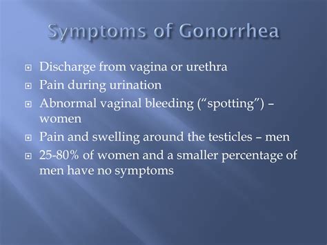 Gonorrhea Mouth Symptoms