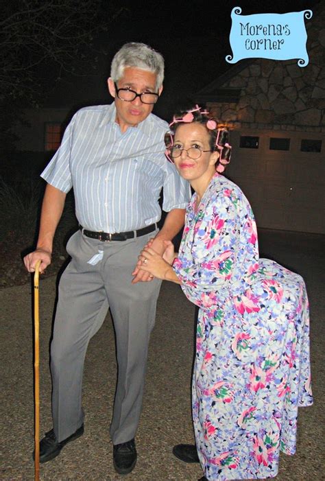 DIY Couples Costume: Grumpy Old Man and Woman - Morena's Corner