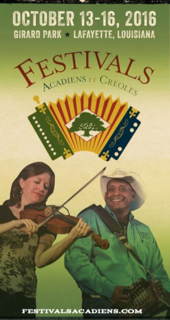 Festivals Acadiens et Créoles • Oct 13-16, 2016 | Festival, Music festival, Louisiana