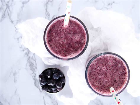 Blueberry Banana Smoothie (Healthy, Gluten-Free) | The Picky Eater