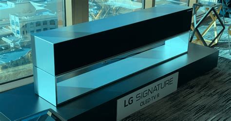 LG shows off the world's first rollable TV, will go on sale later this ...