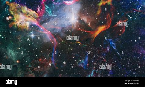 Stars and far galaxies. Wallpaper background. Sci-fi space wallpaper. Elements of this image ...