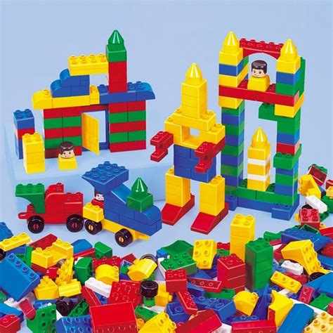 These bright coloured jumbo-sized bricks feature a chunky, snap-together design, so even ...