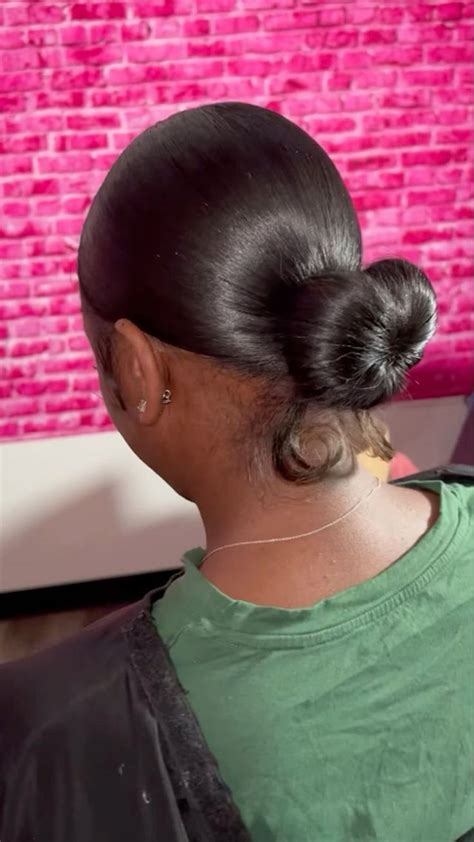 the most perfect bun | Hair styles, Sleek ponytail hairstyles, Hair ...