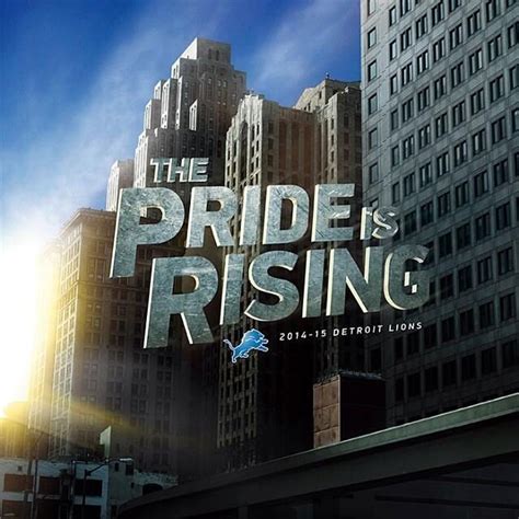 Detroit Lions - The Pride is Rising | Detroit lions, Detroit, Nfl ...