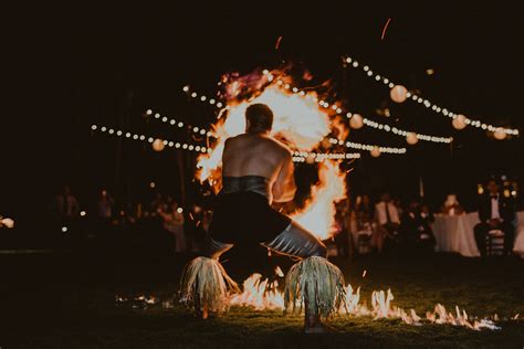 Fire Dancers | Hula Dancers Ring Of Fire | Hawaii