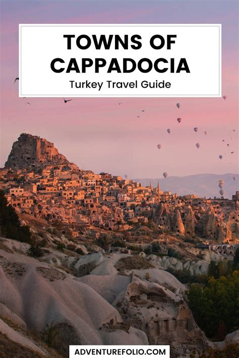 Towns of cappadocia turkey regional map – Artofit