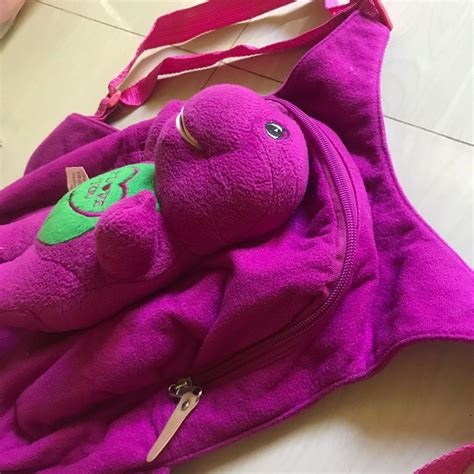 barney kids babies backpack on Carousell