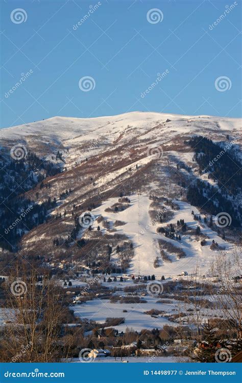 Wolf mountain, Utah stock image. Image of trees, chair - 14498977