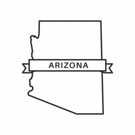 Arizona State Map Outline