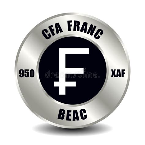 CFA franc BEAC XAF stock vector. Illustration of faso - 211699977