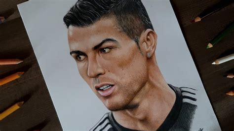 Cristiano Ronaldo dibujo a colores / Drawing Cristiano Ronaldo / Jona Art - YouTube