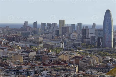 barcelona skyline 817866 Stock Photo at Vecteezy