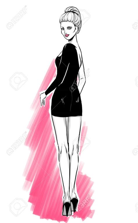 Girl Standing Drawing at GetDrawings | Free download