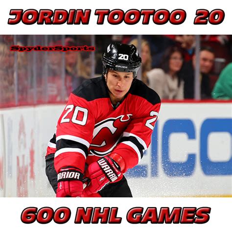 Jordin Tootoo Reached 600 NHL Games | Spyder Sports Lounge