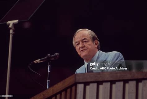 Former Vice President Hubert Humphrey addressing the convention at... News Photo - Getty Images