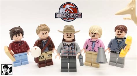 LEGO Jurassic Park III Custom Minifigure Showcase! - YouTube