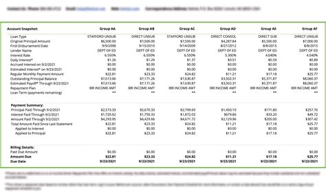 Understanding Your Monthly Student Loan Statement