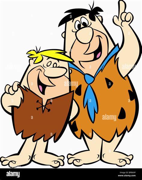 BARNEY RUBBLE & FRED FLINSTONE THE FLINTSTONES (1960 Stock Photo, Royalty Free Image: 30982386 ...