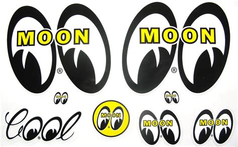 Mooneyes Hot Rod Decals Custom Car Vehicle Stickers : Amazon.co.uk: Automotive