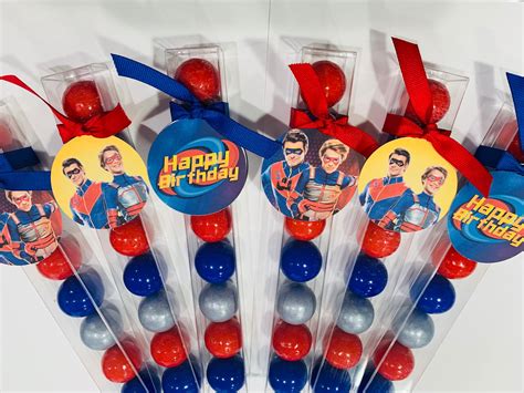 Henry Danger Birthday Party Favor Gumball Candy SET OF 6 - Etsy