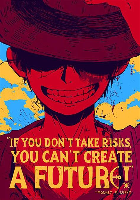 Luffy Quote Digital Art by Anthony S - Fine Art America