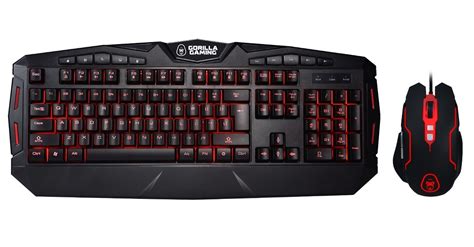 Gorilla Gaming Predator Gaming Combo - Red | PC | Buy Now | at Mighty Ape NZ