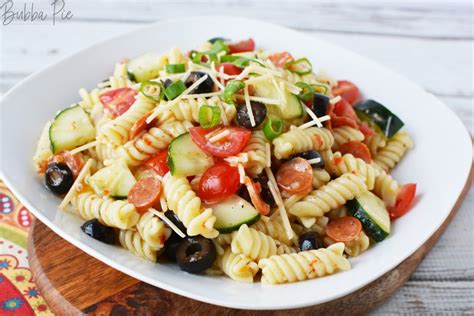 Easy Rotini Pasta Salad Recipe - BubbaPie