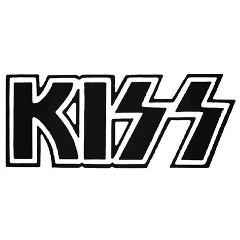 Black and White Kiss Logo - LogoDix