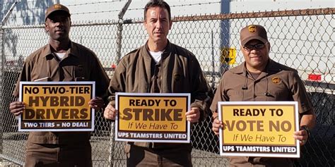 Following Strike Vote, UPS Workers Rally Nationwide To Make UPS Deliver in Contract Talks ...