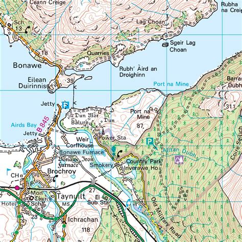 OS Map of Glen Orchy & Loch Etive | Landranger 50 Map | Ordnance Survey Shop